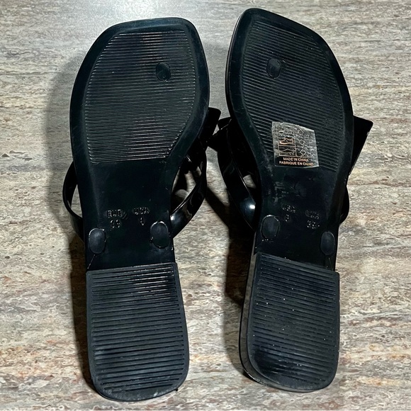 Jeffrey Campbell jelly thong sandals with bow - Picture 7 of 8
